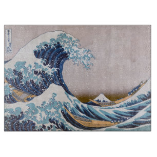 Tsunami Den stora vågen vid Kanagawa Japan av Hoku
