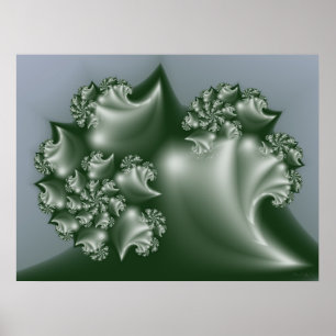Tsunami Fractal Poster