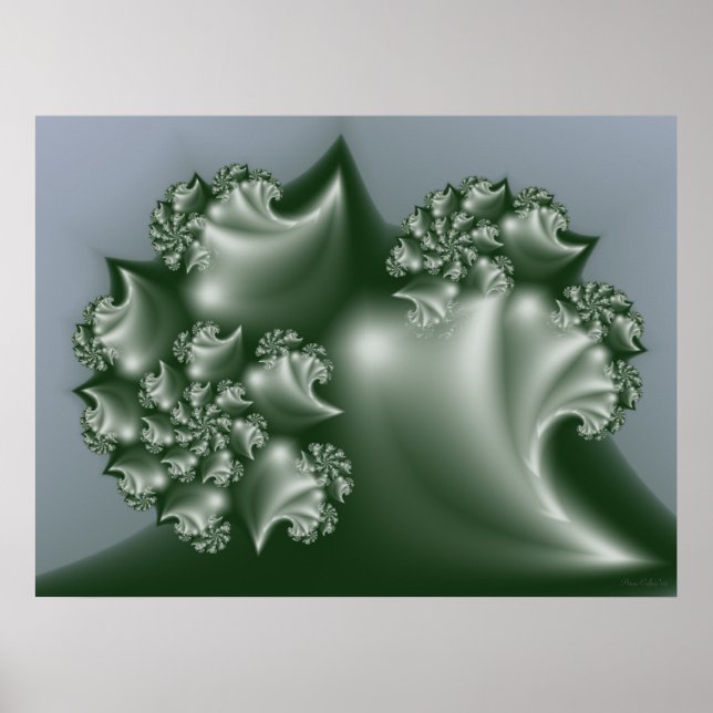 Tsunami Fractal Poster (Framsidan)