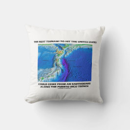 Tsunami Puerto Rico Trench (Plate Tectonics Earth) Kudde