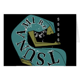 TSUNAMI RELIEF! $ HÄLSNINGSKORT