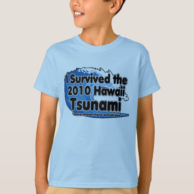 Tsunami Survivor T-shirt (Framsida)