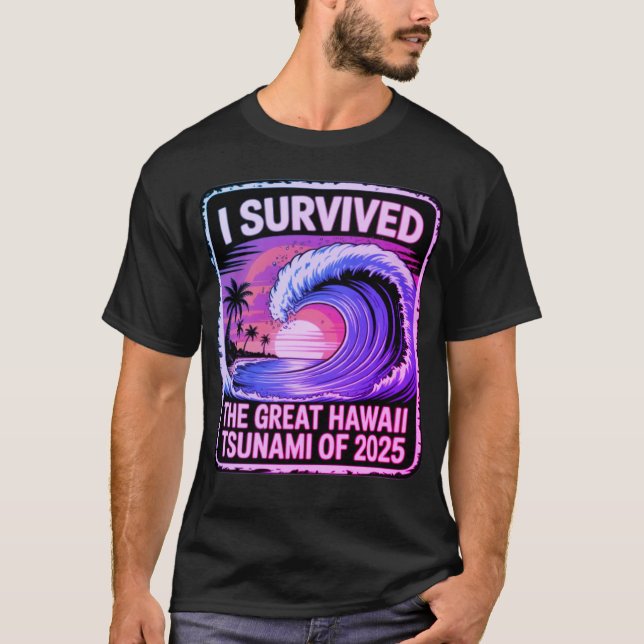 Tsunami testat - Hawaii Vacation Champion T Shirt (Framsida)