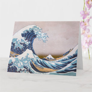 Tsunami Underbar Wave från Kanagawa Japan av Hokus Kort