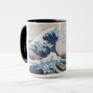 Tsunami Underbar Wave från Kanagawa Japan av Hokus Mugg