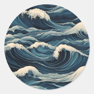 Tsunami Vinkara Runt Klistermärke