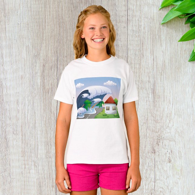 Tsunami Wave T Shirt (Skapare uppladdad)