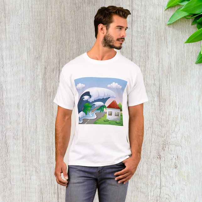 Tsunami Wave T Shirt (Skapare uppladdad)