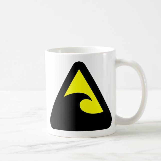 Tsunamifarasitskylt Kaffemugg (Höger)