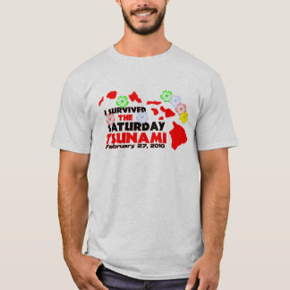 Tsunamiöverlevande (sid2) t-shirt
