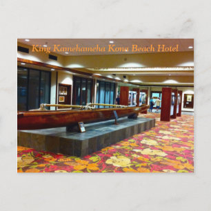 Tsunamiplatsen: hotellet kung Kamehameha Kona Beac Vykort