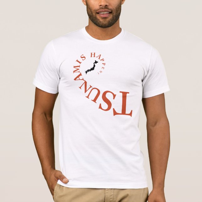 TSUNAMIS HÄNDER! TEE SHIRT (Framsida)