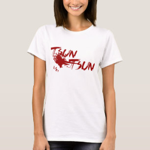 Tsundere utslagsplats - vit t shirt