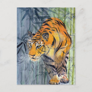 Tsuyako Tiger Vykort