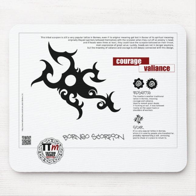 Tt-betydelser - BORNEO SCORPION Musmatta (Framsidan)