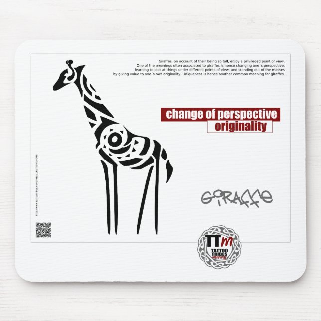Tt-betydelser - GIRAFF Musmatta (Framsidan)