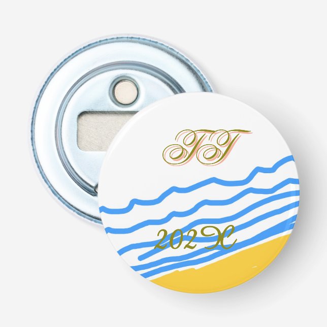 TT Monogram  Flasköppnare (Framsidan)
