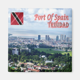 TT Trinidad och Tobago Port of Spain Queen's Park Magnet