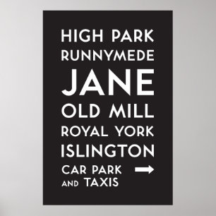TTC - Bloor Danforth High Park Poster