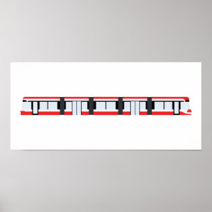 TTC New Streetcar-Poster (passar IKEA RIBBA ram) Poster