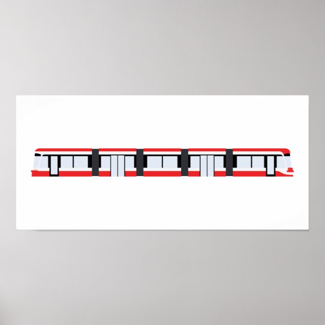 TTC New Streetcar-Poster (passar IKEA RIBBA ram) Poster (Framsidan)