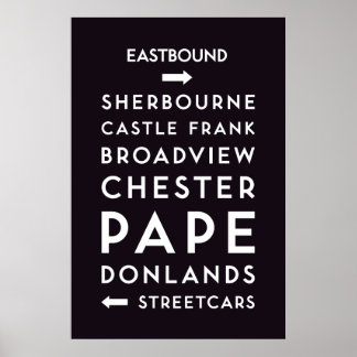 TTC - Poster i östra Station