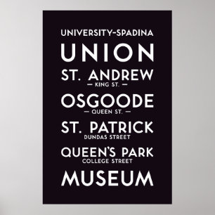 TTC - Poster Universiteten-Spadina