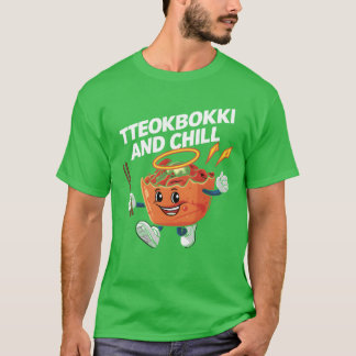 Tteokbokki And Chill Korean Food Love boy T Shirt