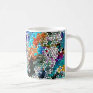 TTEQOTGCubismINV SGDRKDP BLUE Kaffemugg