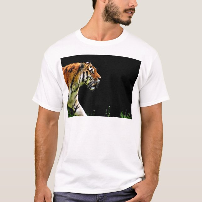Ttigernärhet - Vild - Djurkonst T Shirt (Framsida)