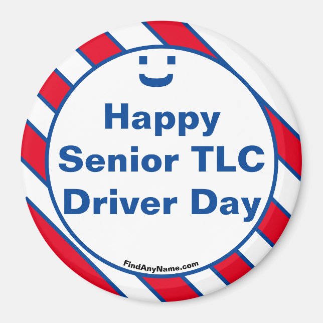 TTLC-drivrutinsdag, sjömil, Roligt, lycklig Magnet (Framsidan)
