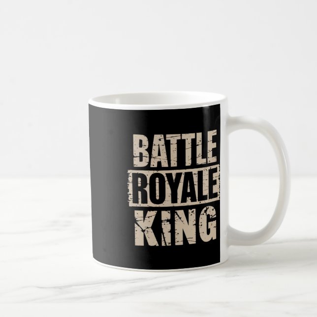 Ttle Royale King Distressed Gamer  Kaffemugg (Höger)