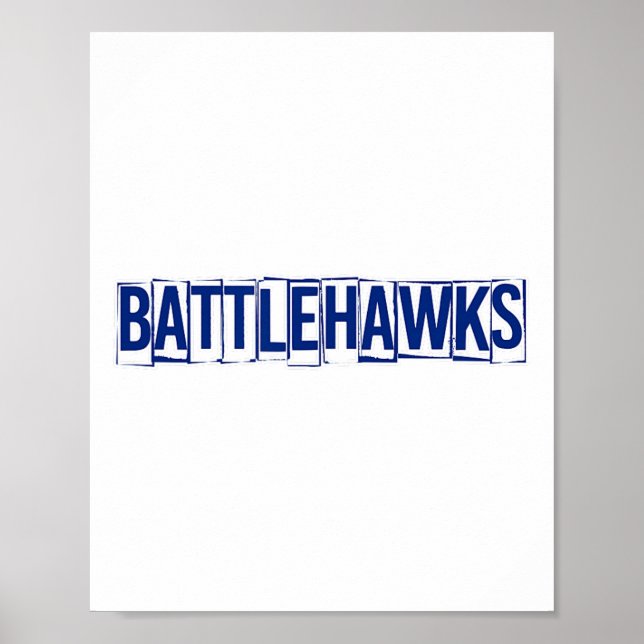 Ttlehawks St. Louis Fotboll Kakaw 2 för svans  Poster (Framsidan)
