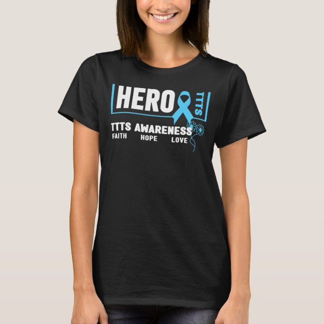 TTTS Hero Twin Transfusion Syndrome Awar T Shirt (Framsida)