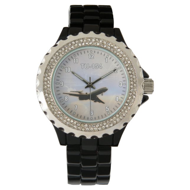 Tu-154 Se Armbandsur (Framsida)