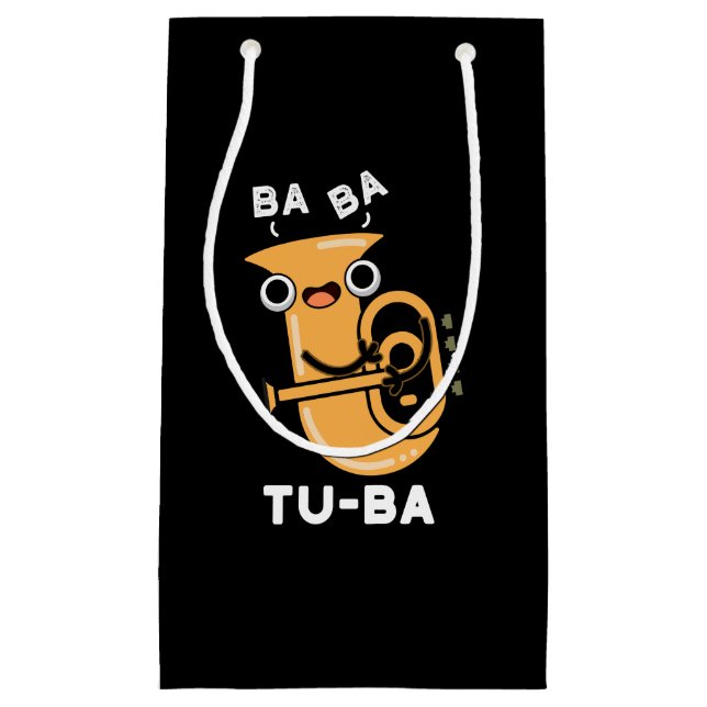 Tu-ba Funny Tuba Puns Mörk BG (Framsidan)