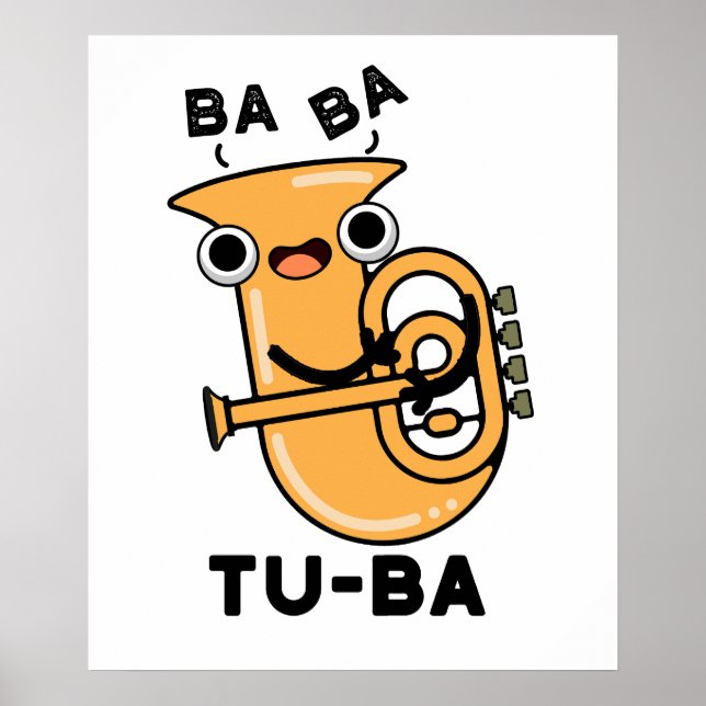 Tu-ba Roliga Tuba-ordlekar  Poster (Framsidan)