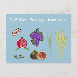 Tu Bishvat - 7 minim Vykort