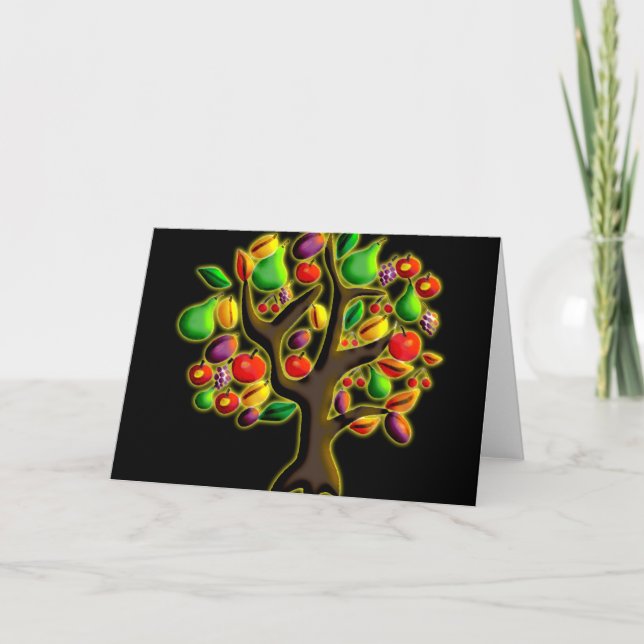 Tu Bishvat Helgkort (Framsida)