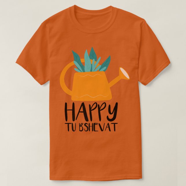 Tu BiShvat Lycklig Tu B'Shevat Premium T-Shirt 137 (Design framsida)