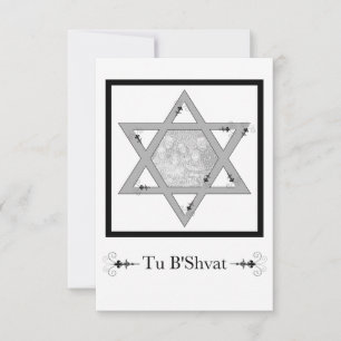 Tu B'Shvat! : stjärnan på det levande fotokortet Inbjudningar