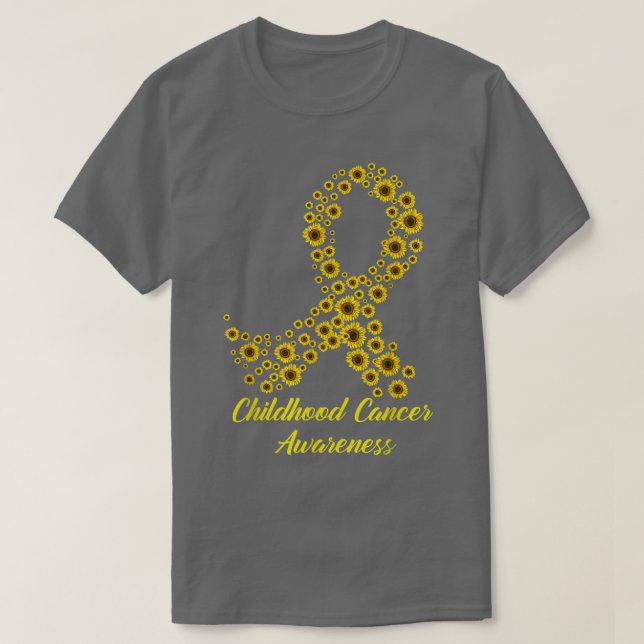 Tu Childhood Cancer Awareness Month Costume Yellow T Shirt (Design framsida)