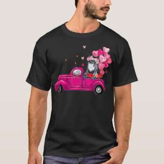 Tu Cute Lastbil Cat Valentines day Costume Boy Gir T Shirt