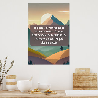 Tu en es capable poster