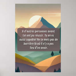 Tu en es capable poster