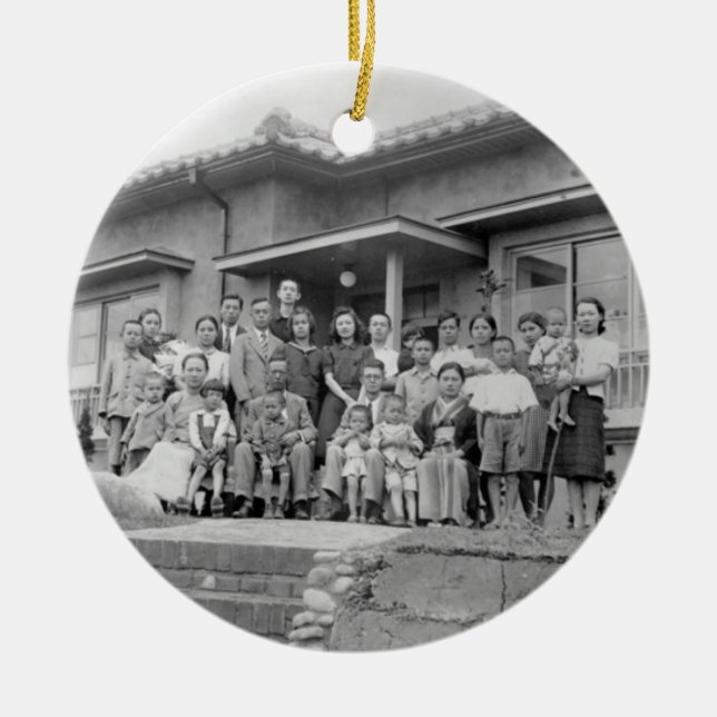 Tu Family Bild Julgransprydnad Keramik (Framsidan)