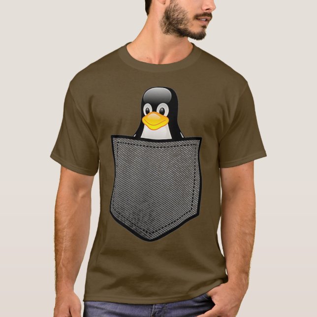 Tu Linu Penguin T Shirt (Framsida)