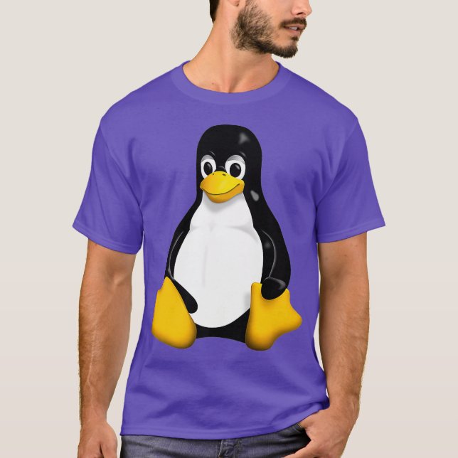 Tu Linu Pinguin Premium T Shirt (Framsida)