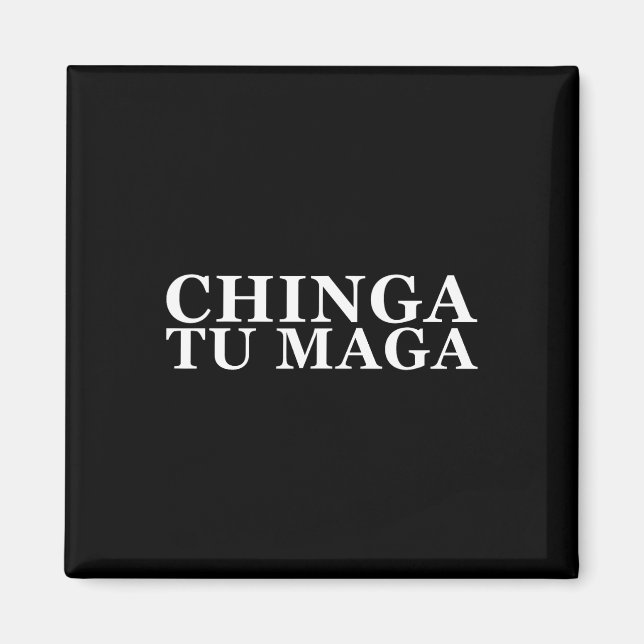 Tu Maga Anti Trump Mexikanska latin-Ord Magnet (Framsidan)