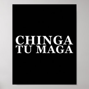 Tu Maga Anti Trump Mexikanska latin-Ord Poster